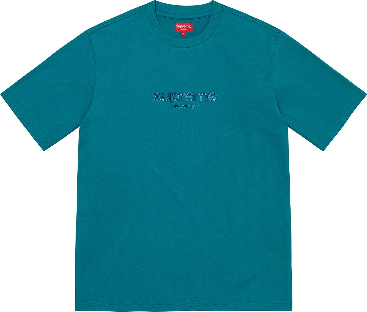 Beaded Logo S/S Top view 5